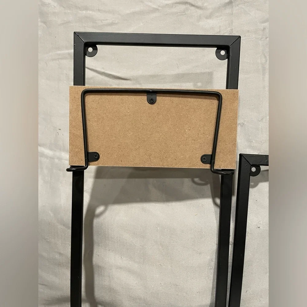 Trueliving Black and White Wall Shelf Duo